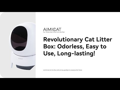 Revolutionary Cat Litter Box-Odorless, Easy to Use, Long-lasting