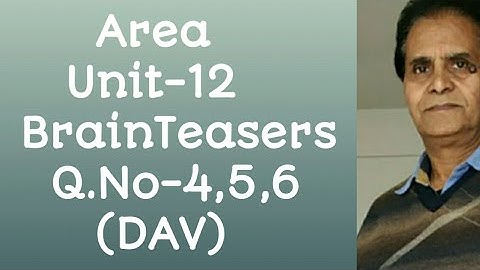 DAV - CBSE - Class IV - Mathematics -Unit12-Area-Brain Teasers-Q.No-4,5,6