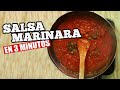 Salsa marinara con tomates frescos  receta en 3 minutos