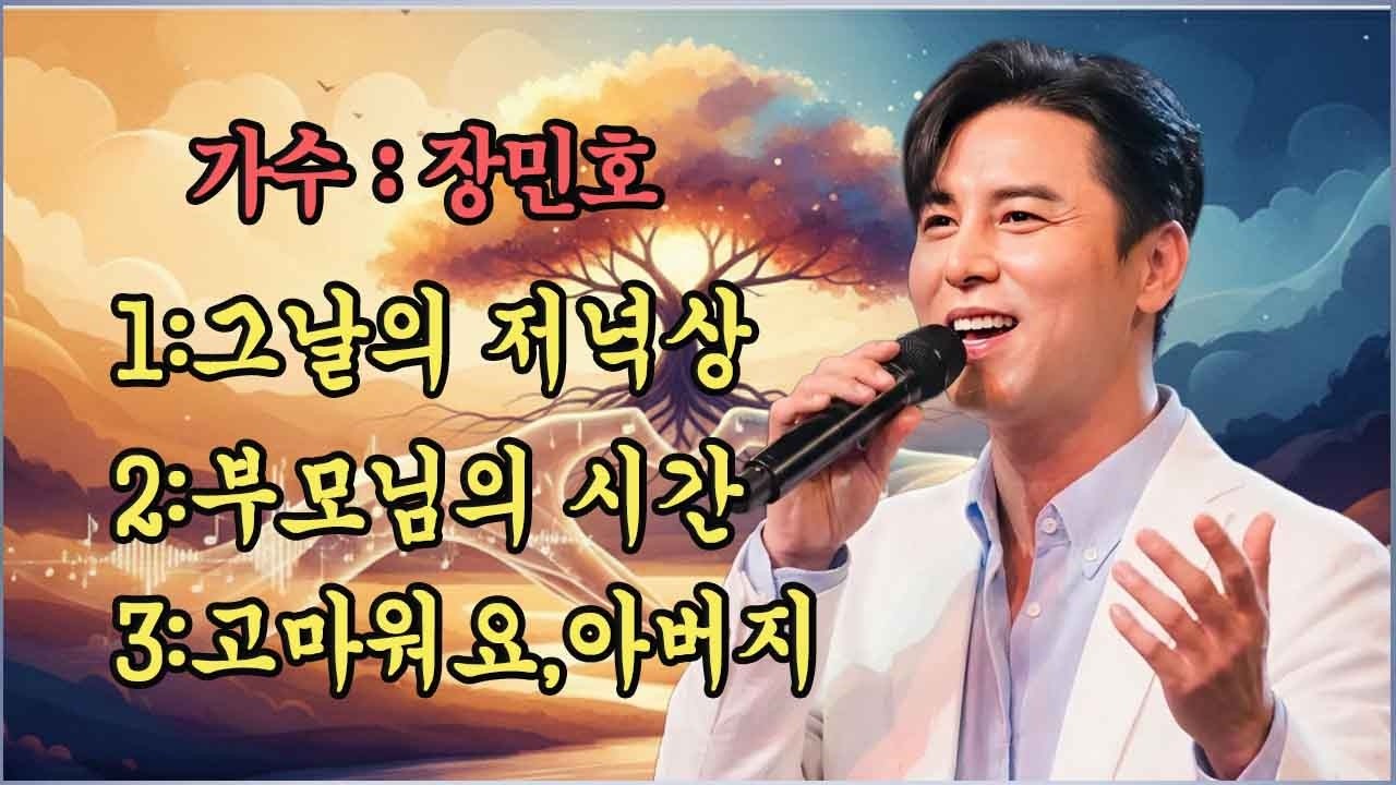 가수 장민호가 직접 작곡하고 부모님께 바치는 세 곡 | 그날의 저녁상 | 부모님의 시간 | 고마워요,아버지
