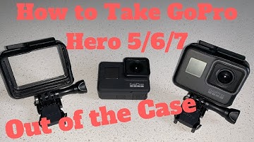How to Remove GoPro Hero Camera From Case - Hero5 Hero 6 Hero 7