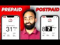 Postpaid vs prepaid postpaid sim is better than prepaid sim hindi