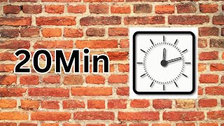 20 Minute Timer Red Brick