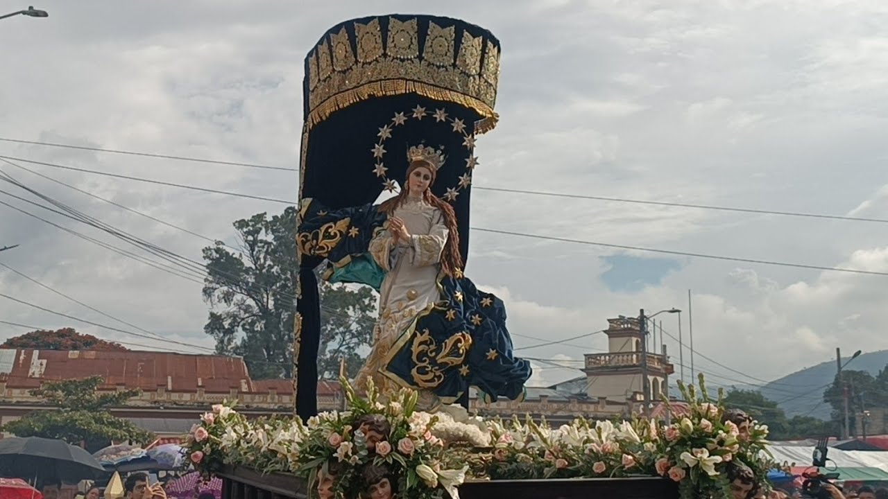 Salida - Procesión Extraordinaria de la Inmaculada Concepción,Ultreya Arquidiocesana, Amatitlan 2024