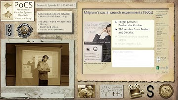 S8E12: Generalized Random Networks and Small-World Networks