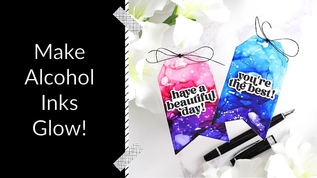 Have Fun with Alcohol Inks! | Terrific Tags with Michelle - YouTube