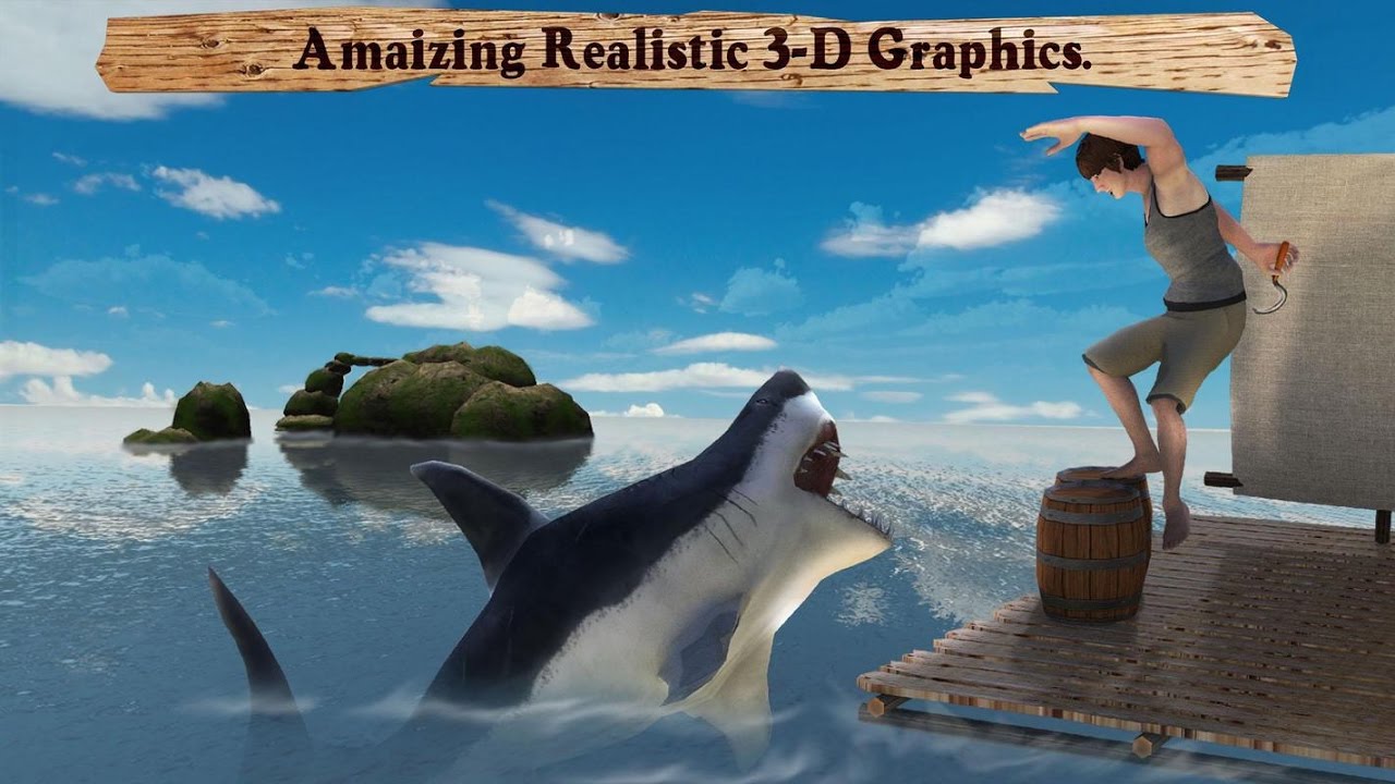 Raft Survival Shark Hunter 3D Android Gameplay - YouTube