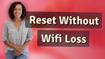 How Can I Factory Reset a Smart Thermostat Without Losing WiFi?