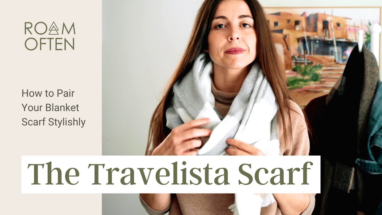 How to Wear a Blanket Scarf: 15 Ways - Strawberry Chic