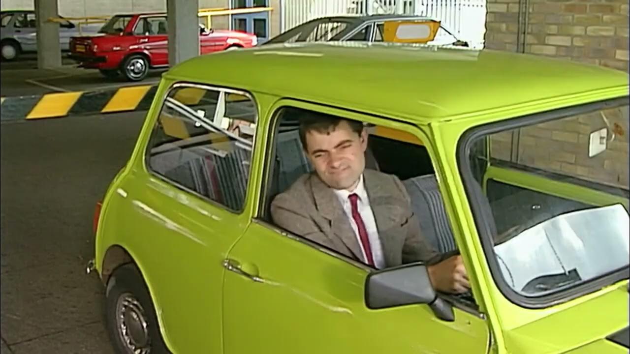 Mr parking. Мистер Бин на парковке. Машина мистера Бина. Мистер Бин из машины. Зеленая машина мистера Бина.