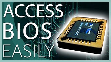 How To Enter/Access System BIOS or UEFI Setup (Computer too Fast)