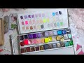 A Galaxy Inspired Watercolor Palette || Palette Tour for Day 12 of our Advent Calendar