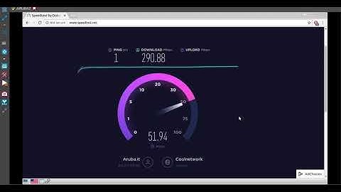 Speed test - Aruba Cloud Extra cheap 1€/month Ubuntu 1GB VPS