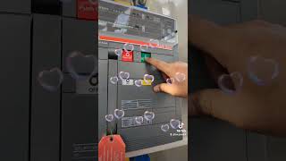 ABB SACE Emax 2000 amps manual energize close and open the breaker