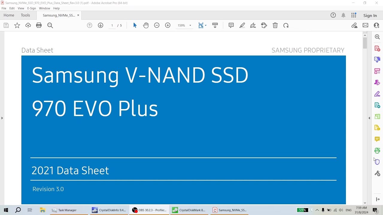 Samsung 970 Evo Plus 500GB for Lenovo IdeapadGaming 3 15ARH05