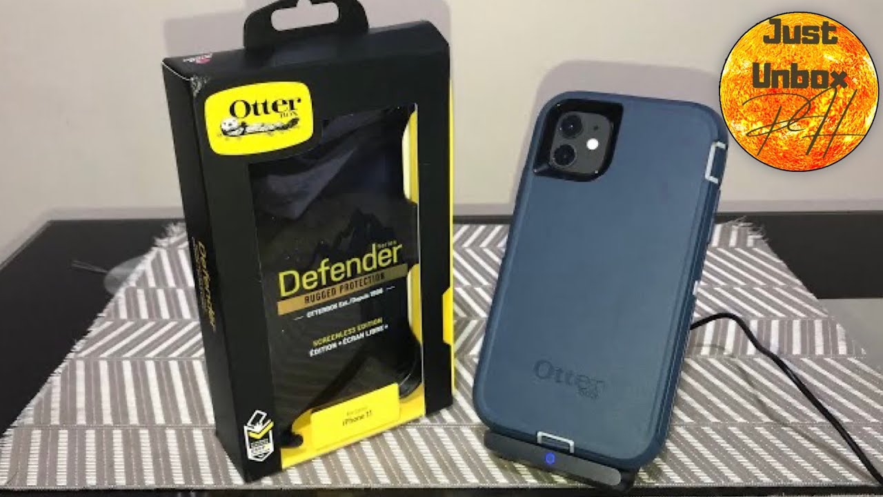 Unboxing Assembling Otterbox Defender Series Screenless Edition Gone Fishin Blue For Iphone 11 Youtube