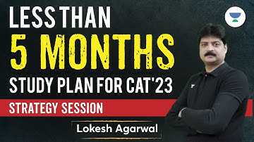 Less than 5 Months | Study Plan to Crack CAT 2023  #cat2023preparationstrategy