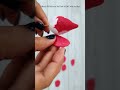 How to Make Red Rose / Valentine&#39;s Day / Clay Art #shorts