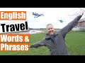 English travel tourism and vacation vocabulary and phrases