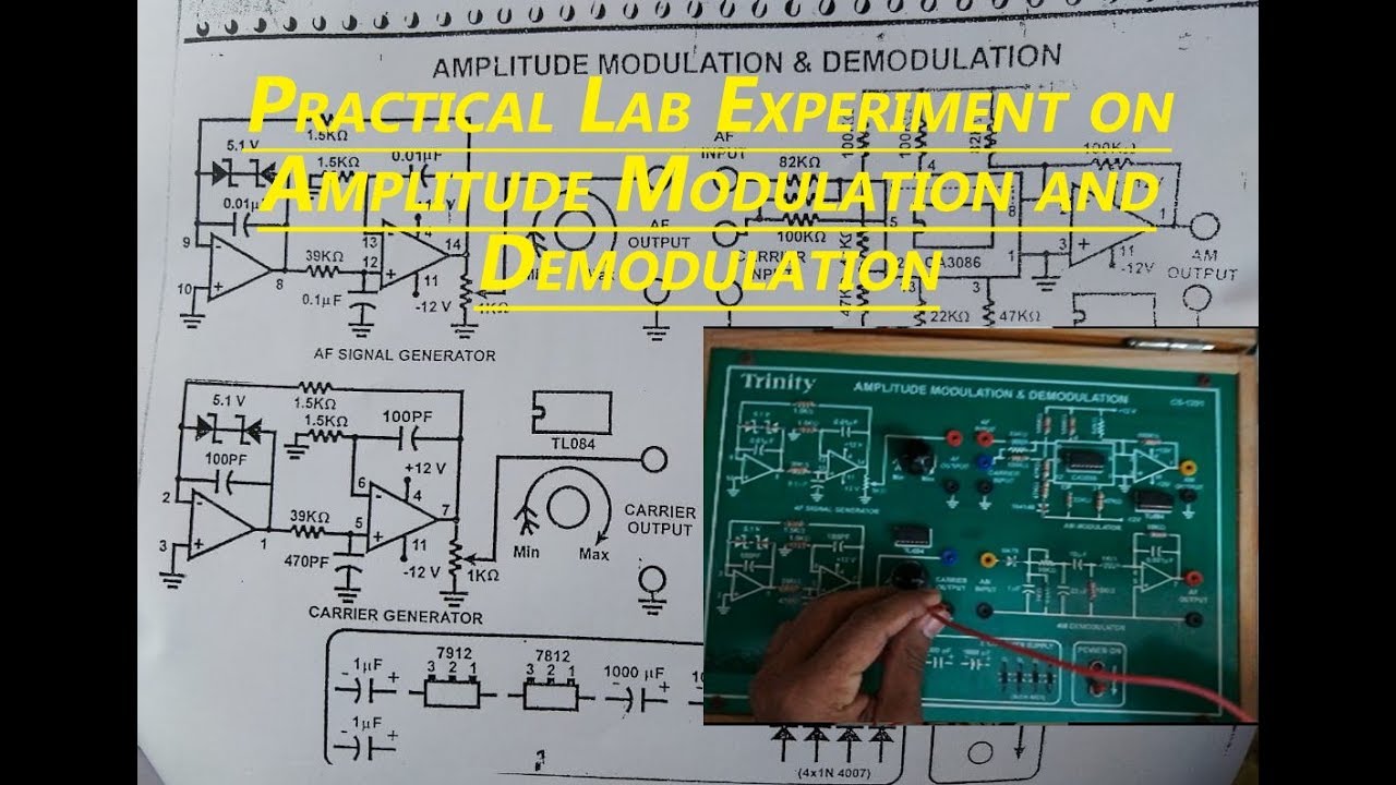 Amplitude Modulation and Demodulation | Practical Experiment