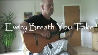 Video thumbnail of "Every breath you take - The Police | fingerstyle guitar (with tabs)"