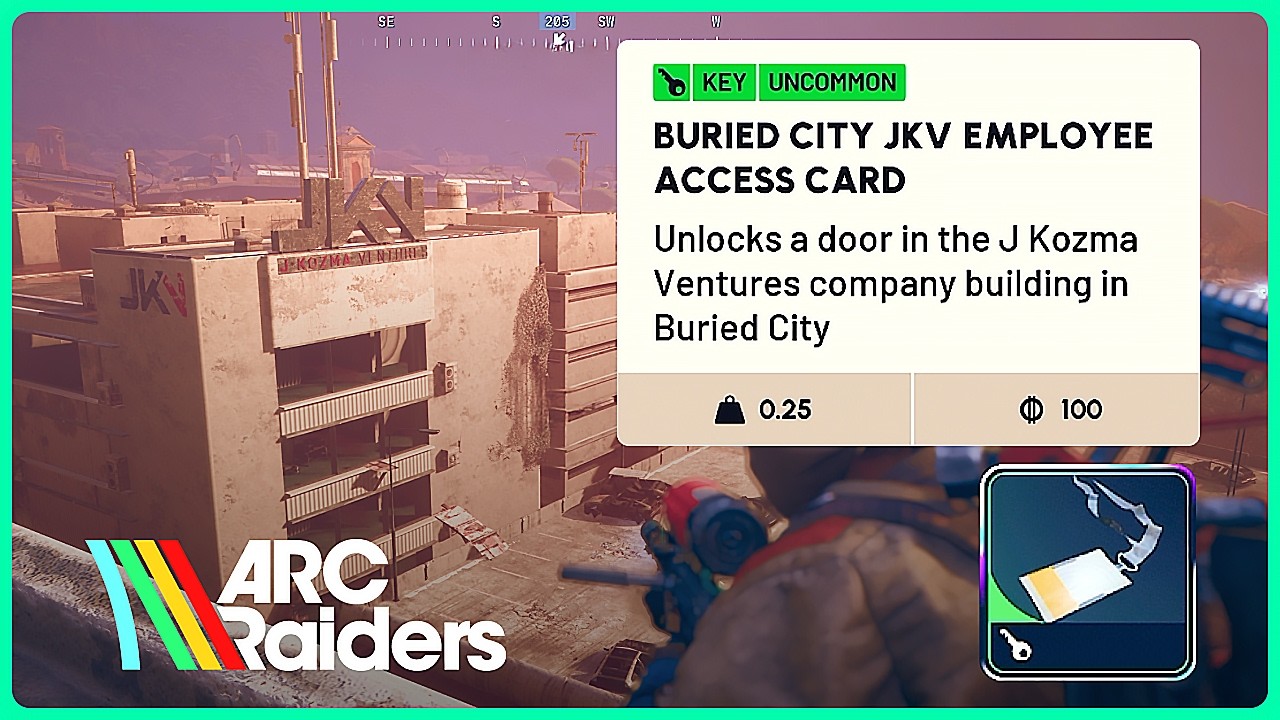 Buried City JKV Employee Access Card | Hurricane | ARC Raiders | No Commentary PS5 Gameplay