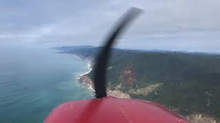 Flight in a Cessna 150M to Shelter Cove, CA from Livermore CA