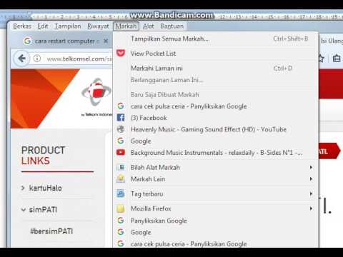 Cara menandai Halaman di Mozilla Firefox