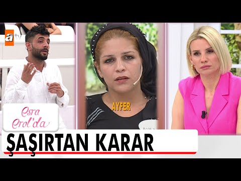 Ayfer, Erdi'den boşanmak istemiyor mu? - Esra Erol'da 12 Haziran 2023