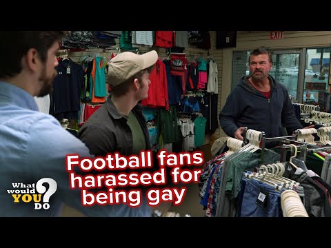 Football fans harassed