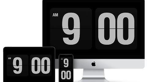 How to Get Flip Clock Screensaver (Mac & Windows)