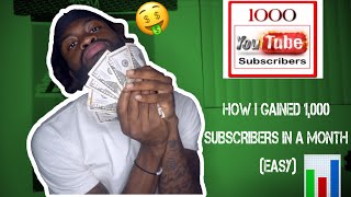 1000 SUBSCRIBERS IN 30 DAYS: Grow on YouTube Fast in 2021 (EASY)