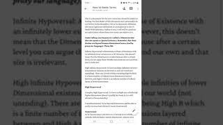 Outerversal Terminology Remastered