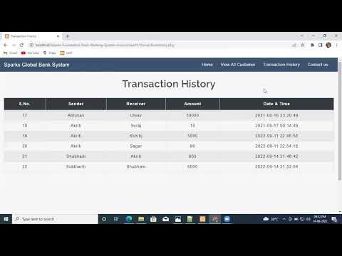 Simple Banking WebsiteHTML,CSS, JAVASCRIPT, PHP, MYSQL, BOOTSTRAP - YouTube