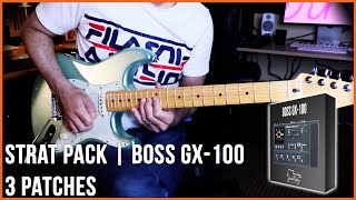 BOSS GX-100 | STRAT PACK | 3 PATCHES | SOFT BLUES | INCLUDES ORIGINAL BACKING TRACK screenshot 2