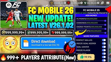 FC MOBILE VIP MOD MENU V26.1.02 ✅ Unlimited Money+Fc Points - FC Mobile Mod Menu | Fc Mobile Mod Apk