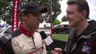 Interview with Eli Evans at Saturday lunchstop - 2012 Rally Victoria