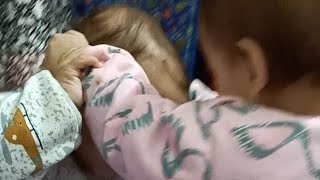 Twin babies fighting video/  Twin baby boy fight