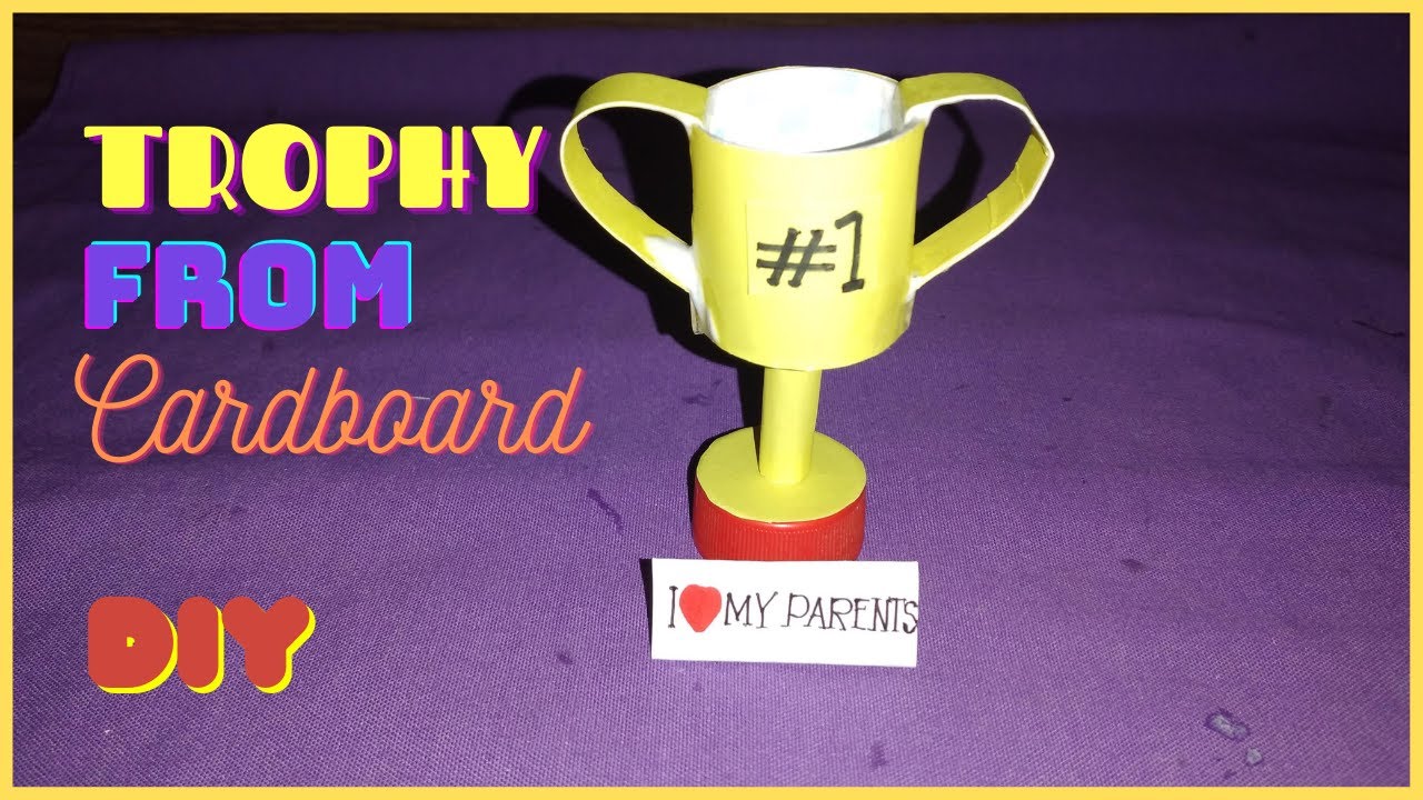 How to make a paper Trophy | Easy Trophy Making