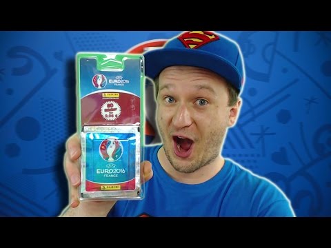 UEFA EURO2016 Sticker BLISTER 10 Booster Unboxing