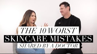 The 10 worst skincare mistakes shared by a Doctor community | ALI ANDREEA