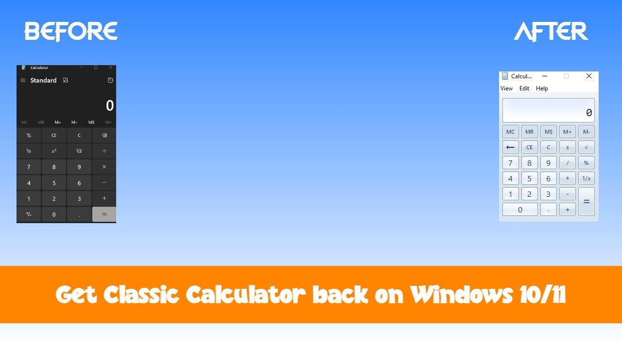 How To Get Windows 7 Classic Calculator On Windows 10 11 YouTube How To Get Windows 7 Classic Calculator On Windows 10 11 YouTube