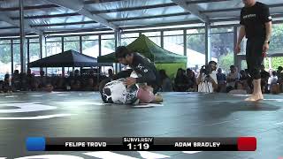 Former Jiu Jitsu teammate Adam Bradley vs Felipe Trovo