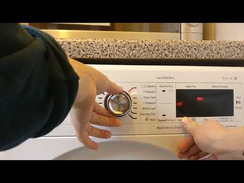 Bosch VarioPerfect Serie 8 washing machine - how to turn beep/buzzer off EASY