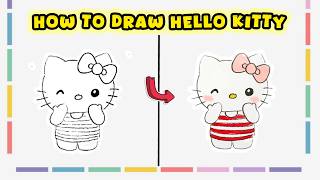 How to Draw Hello Kitty from Sanrio – Create Kawaii Character