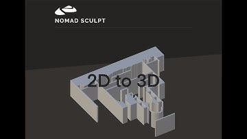 Nomad Sculpt - Fast 2D to 3D Text - Silhouettes - Plans