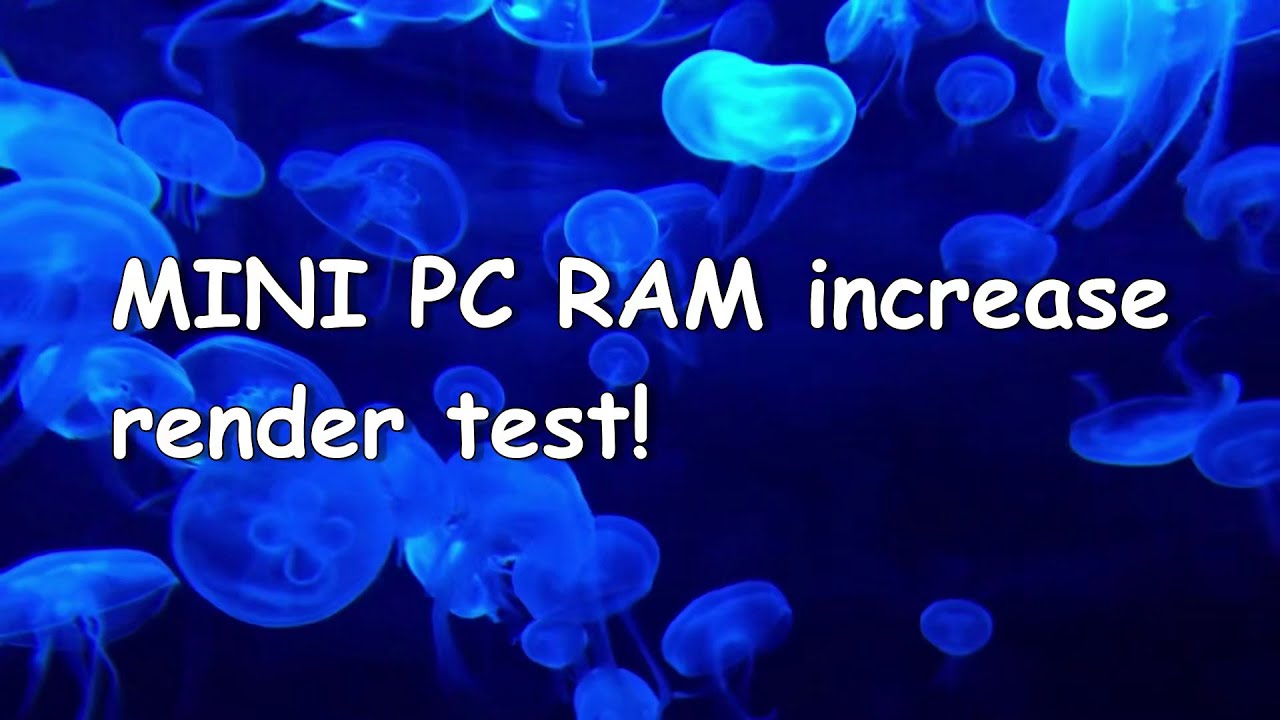 Pc Rendering Testing Render test after increasing RAM, Mini PC - YouTube