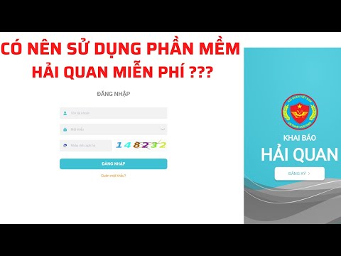 NÊN Sử dụng phần mềm khai hải quan miễn phí cho Doanh nghiệp của Tổng Cục Hải Quan ???