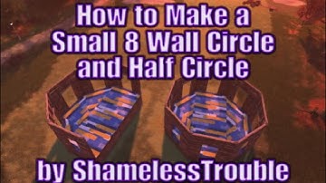 Fallout 76 Hacks - Small 8 Wall Circle and 1/2 Circle