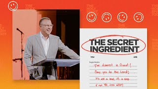 The Secret Ingredient – John Siebeling